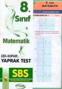8. Sınıf Matematik Yaprak Test