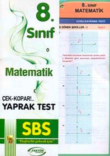 8. Sınıf Matematik Yaprak Test