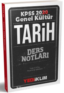 2020 KPSS Genel Kültür Tarih Ders Notları - Tuğrul Cığal