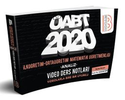 2020 ÖABT İlköğretim ve Ortaöğretim Matematik Öğretmenliği Video Ders Notları 