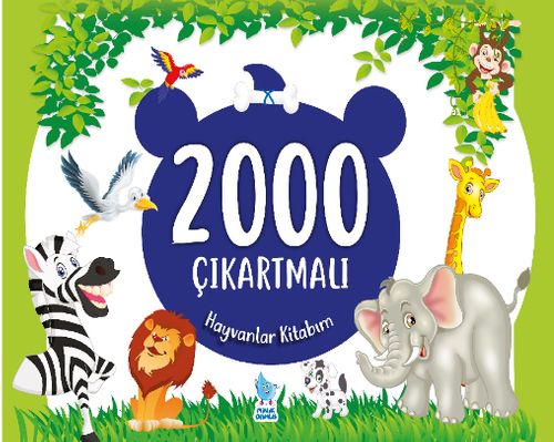 2000 Çıkartmalı Hayvanlar Kitabım