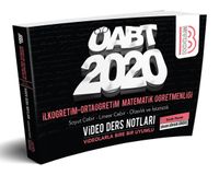 2020 ÖABT İlköğretim ve Ortaöğretim Matematik Öğretmenliği Cebir-Olasılık ve İstatislik Video Ders Notları 
