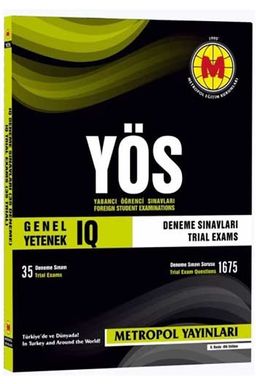YÖS Genel Yenek IQ Deneme Sınavları 35 Deneme Sınavı