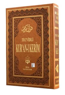 Tecvidli Kur'an-ı Kerim Bilgisayar Hatlı (Rahle Boy-Termo Deri, Mühürlü)