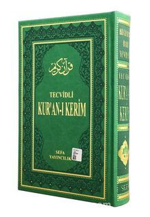 Tecvidli Kur'an-ı Kerim / Renkli-Orta Boy