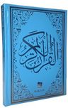 Kur'an-ı Kerim Bilgisayar Hatlı Rahle Boy Mavi (Kod:H-12 )