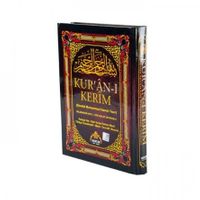 Cami Boy Fihristli Kuranı Kerim Satıraltı Türkçe okunuşlu - Kelime Manalı ve Mealli (Beşli Meal) ( KOD: H-19)