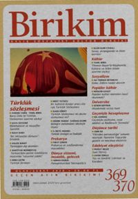 Birikim Aylık Sosyalist Kültür Dergisi Sayı:369-370 Ocak-Şubat 2020