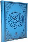 Kur'an-ı Kerim Bilgisayar Hatlı Orta Boy Mavi (Kod:H-11)