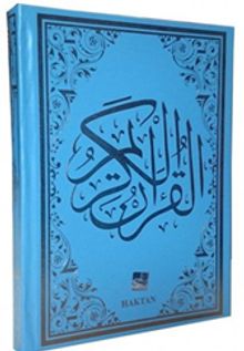Kur'an-ı Kerim Bilgisayar Hatlı Orta Boy Mavi (Kod:H-11)