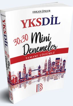 YKSDİL 30x30 Tamamı Çözümlü Mini Denemeler
