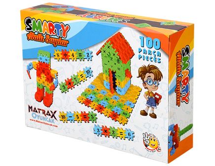 Smarty - Akıllı Sayılar Eğitici Blok Oyunu 100 Parça(1829)