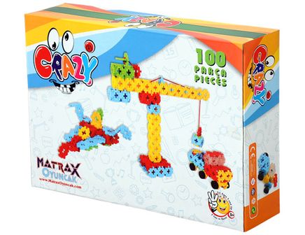 Crazy Eğitici Blok Oyunu 100 Parça (1713)