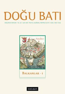 Doğu Batı Sayı: 89 Mayıs-Haziran-Temmuz 2019