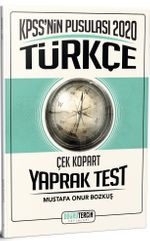 2020 KPSS'nin Pusulası Türkçe Çek Kopart Yaprak Test 