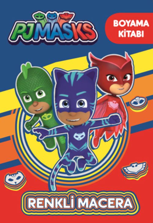 Pjmasks Renkli Macera Boyama Kitabı