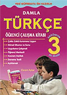 Damla Türkçe Öğrenci Çalışma Kitabı 3