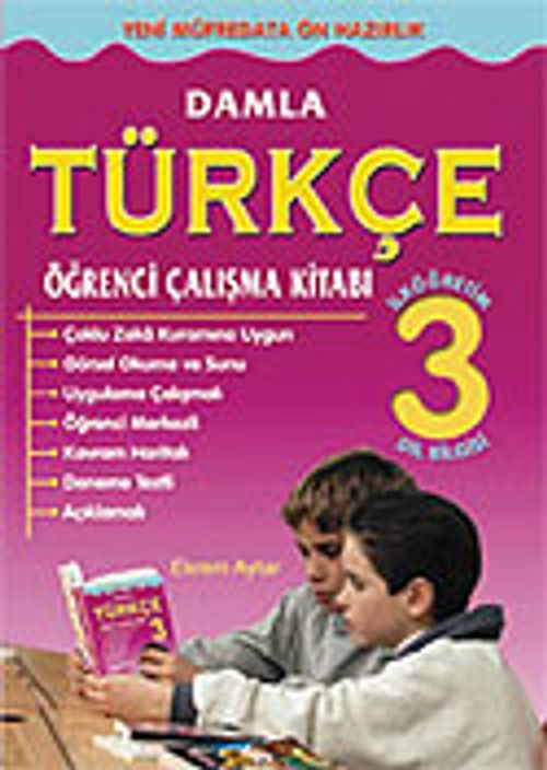 Damla Türkçe Öğrenci Çalışma Kitabı 3