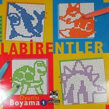 Sihirli Labirentler / Oyunlu Boyama 1