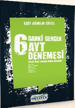 Sanki Gerçek 6 AYT Eşit Ağırlık - Sözel Denemesi