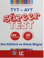 TYT-AYT Din Kültürü ve Ahlak Bilgisi Çek Kopar Süper Test