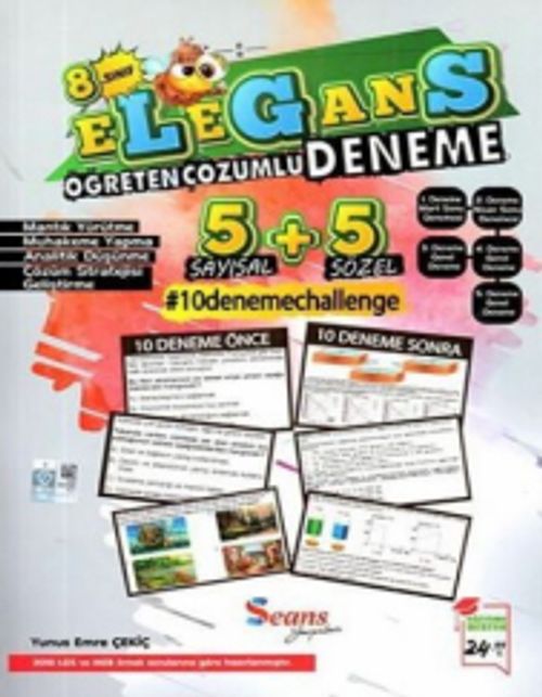 8. Sınıf Elegans Öğreten Çözümlü 10'lu Deneme