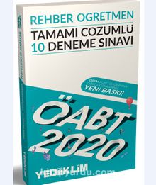 2020 KPSS ÖABT Rehber Öğretmen Tamamı Çözümlü 10 Deneme Sınavı - Kolektif