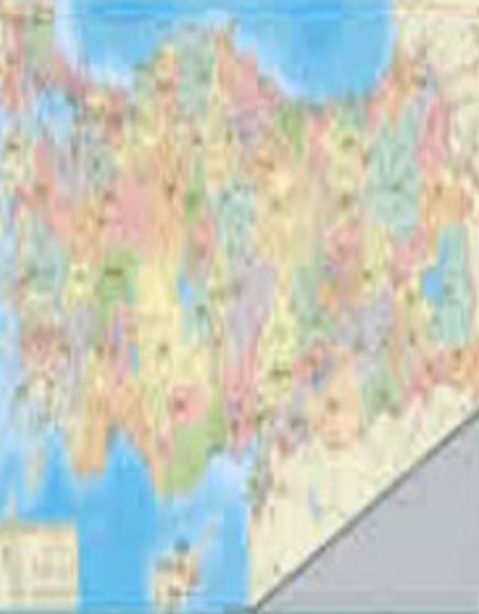 Türkiye Fiziki ve Siyasi Haritası