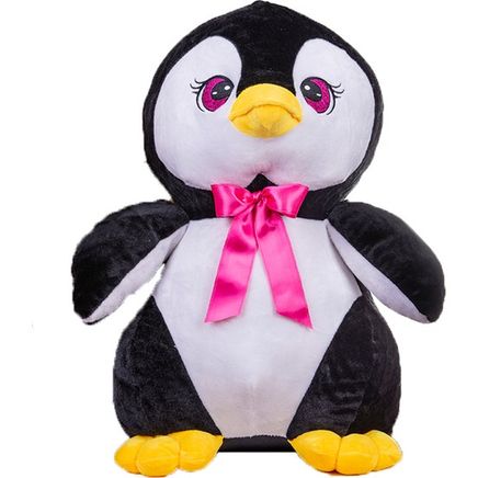 Halley Peluş Oyuncak Sevimli Penguen 60 cm(785464)(Pembe)