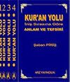 (4 Cilt) Kur'an Yolu / İniş Sırasına G&ouml;re Anlam ve Tefsiri