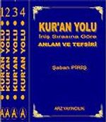 (4 Cilt) Kur'an Yolu / İniş Sırasına Göre Anlam ve Tefsiri