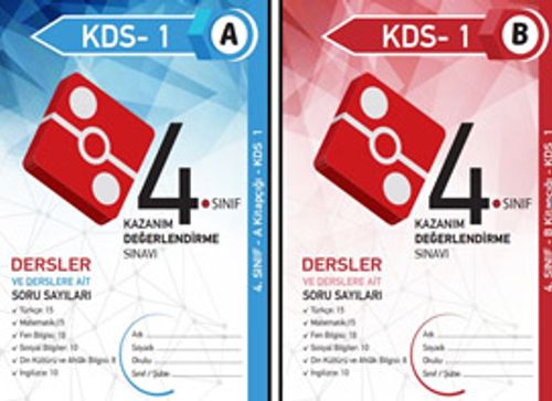 4.Sınıf 1. Kazanım Değerlendirme Sınavı