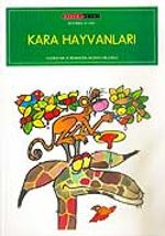 Kara Hayvanları 8 Syf. Siyah-Beyaz  Boyama Kitabı