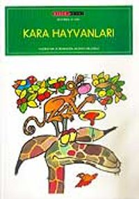 Kara Hayvanları 8 Syf. Siyah-Beyaz  Boyama Kitabı