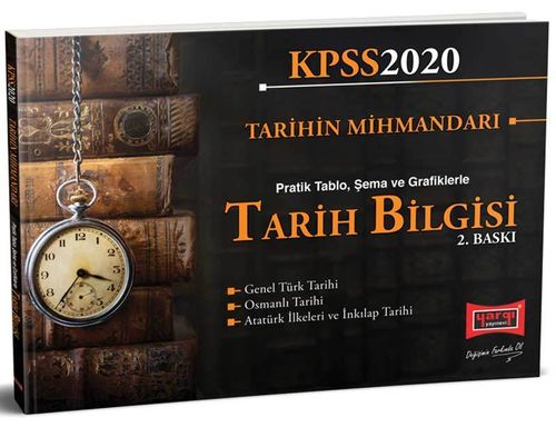 2020 KPSS Tarih Bilgisi Pratik Tablo, Şema ve Grafiklerle