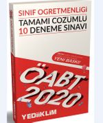 2020 KPSS ÖABT Sınıf Öğretmenliği Tamamı Çözümlü 10 Deneme Sınavı 