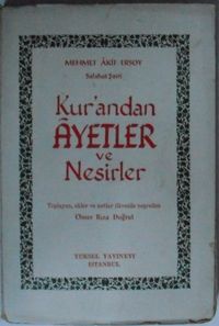 Kurandan Ayetler ve Nesirler Kod: 7-B-6