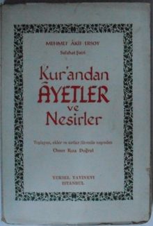 Kurandan Ayetler ve Nesirler Kod: 7-B-6