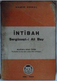 İntibah / Sergüzeşt-i Ali Bey Kod: 7-B-10