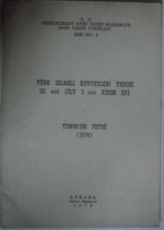 Türk Silahlı Kuvvetleri Tarihi, III ncü cilt, 3ncü Kısım Eki / Tunus'un Fethi (1574) Kod: 7-B-5