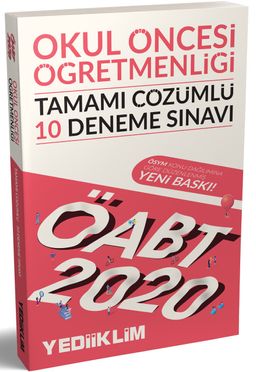 2020 ÖABT Okul Öncesi Öğretmenliği Tamamı Çözümlü 10 Deneme  Sınavı 