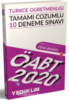 2020 ÖABT Türkçe Öğretmenliği Tamamı Çözümlü 10 Deneme Sınavı
