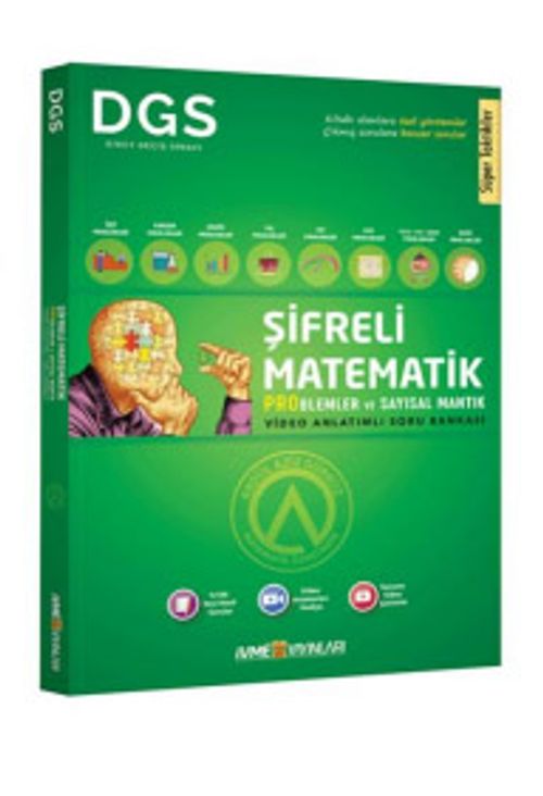 DGS Şifreli Matematik Prob. ve Sayısal Mantık Video Anlatımlı Soru Bankası-