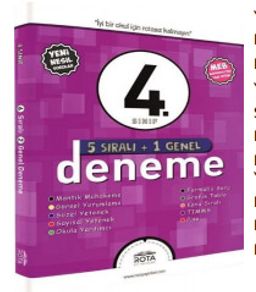 4.Sınıf 6 Sıralı 2 Genel Deneme