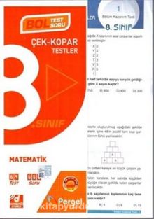8. Sınıf Matematik Çek Kopar Yaprak Test