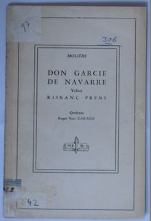 Don Garcie De Navarre yahut Kıskanç Prens Kod: 11-E-8