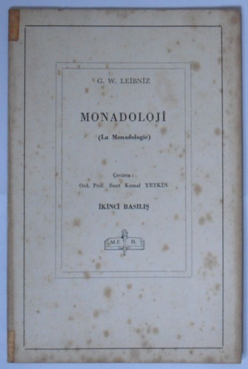Monadoloji Kod: 11-E-13