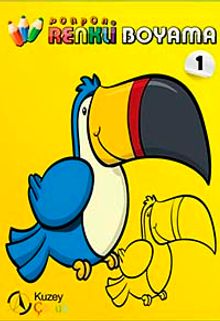 1. Ponpon Renkli Boyama Kitabı