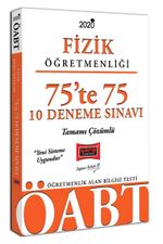 2020 ÖABT Fizik Öğretmenliği 75'te 75 Tamamı Çözümlü 10 Deneme Sınavı