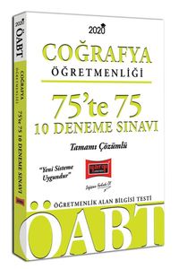 2020 ÖABT Coğrafya Öğretmenliği 75’te 75 Tamamı Çözümlü 10 Deneme Sınavı